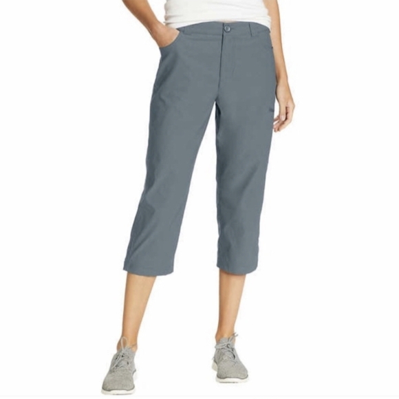 Eddie Bauer Pants - Eddie Bauer Tech ‎Capri Pants Color Teal Size 12